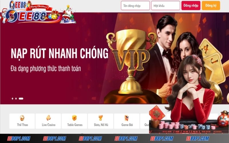 Sân chơi EE88 sở hữu vô vàn ưu điểm nổi trội so với đối thủ